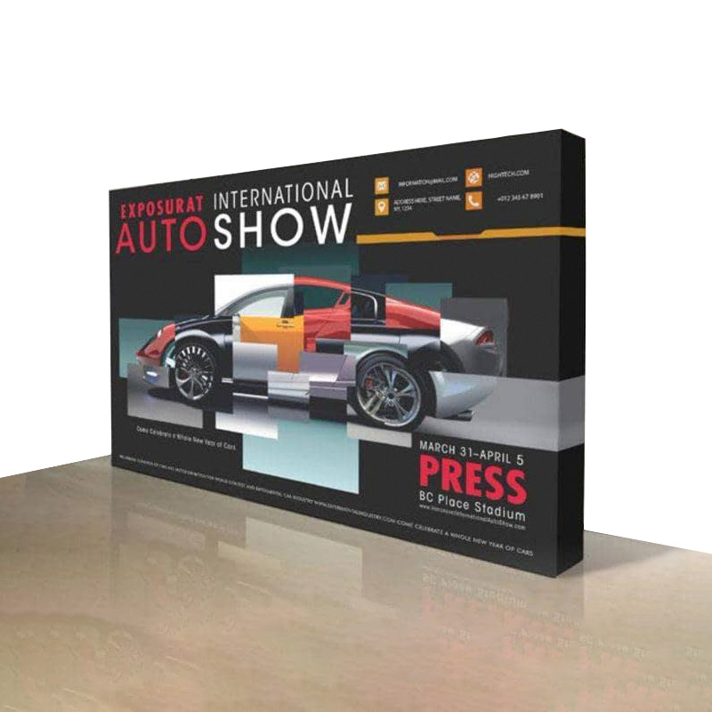 PANEL ARAÑA TEXTIL RECTO 5 CUERPOS (375*230 CMS) + CARRO BASICO + FOCOS HALOGENO